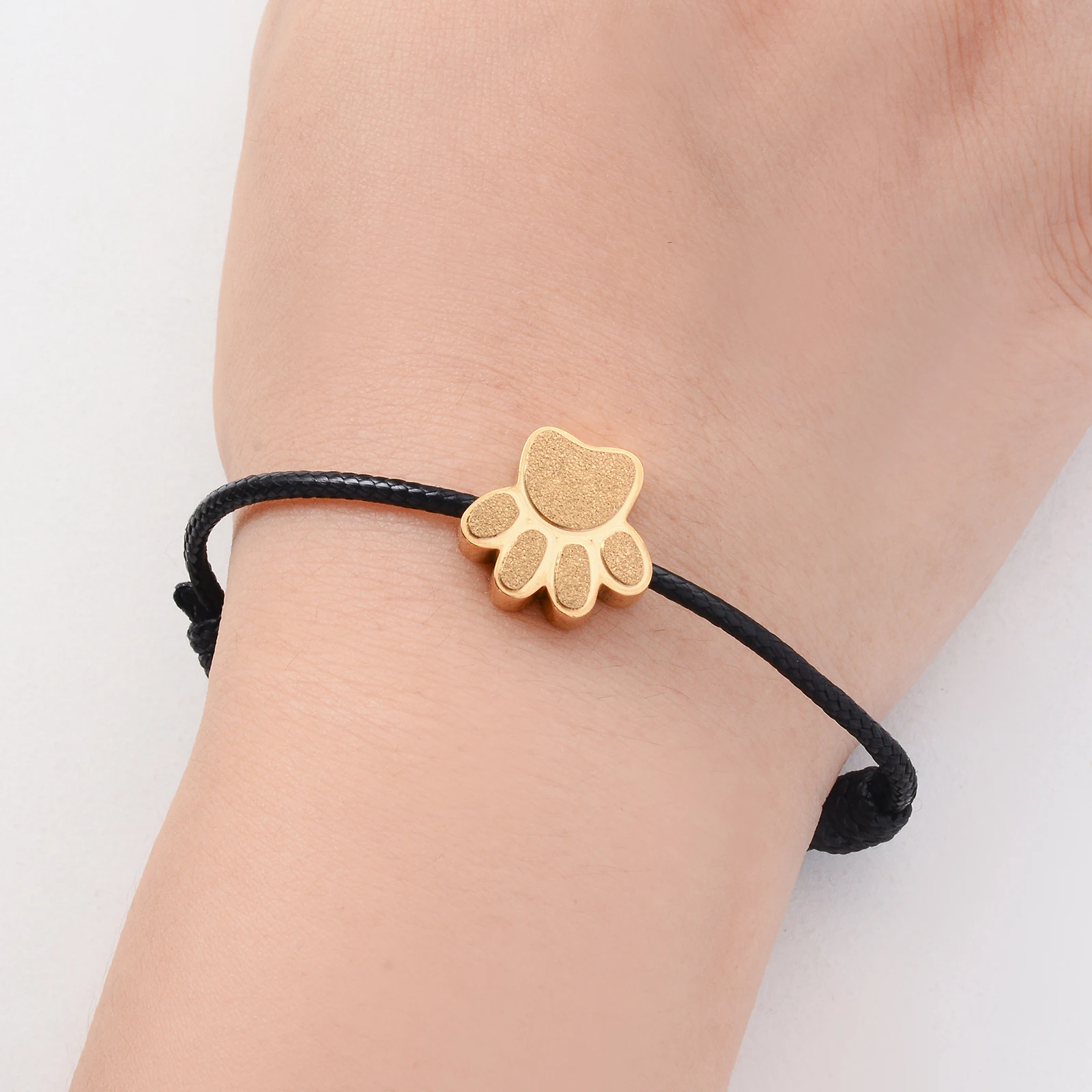 Cremation Bracelet for Ashes Stainless Steel Paw Print Urn Jewelry Adjustable Bangle Pet Dog Cat Ash Holder Memorial Gift 6