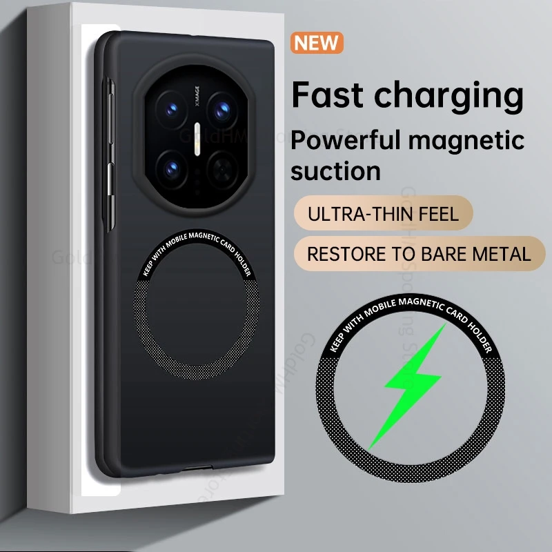 Matte Candy Solid Color Frameless Plastic Magsafe-Compatible Wireless Charging Case
