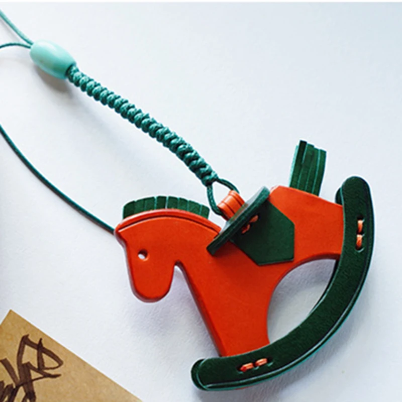 DIY Handmade Leather Craft Pendants template Stencil Kraft Paper Sewing Pattern 11*9.5cm