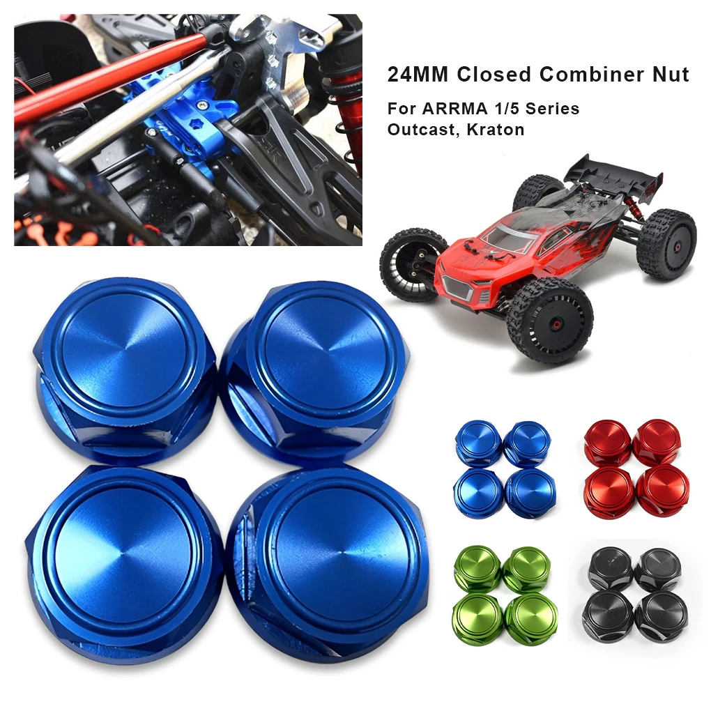 

Колесная гайка 24 мм 1/5 ARRMA S-ARA310929 RC 24 мм для Nut RC Style red