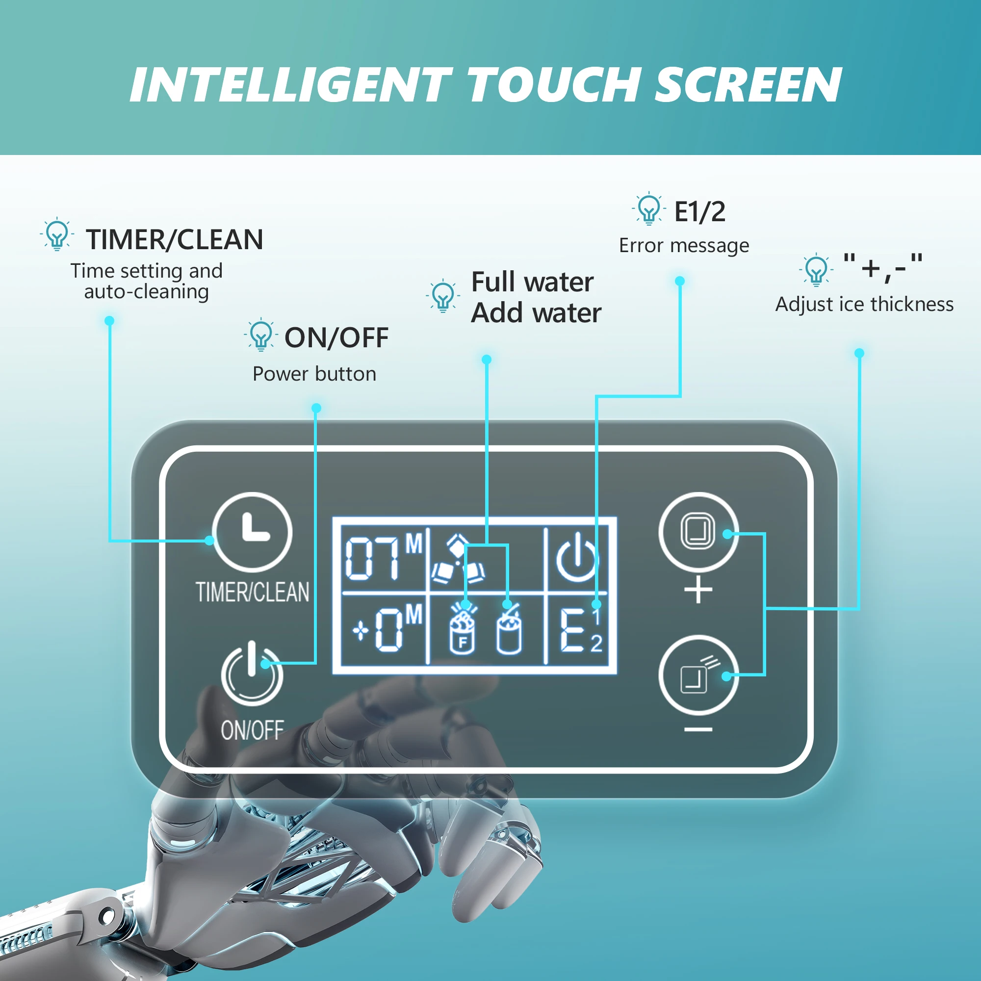 صانعة ثلج سريعة للمنزل