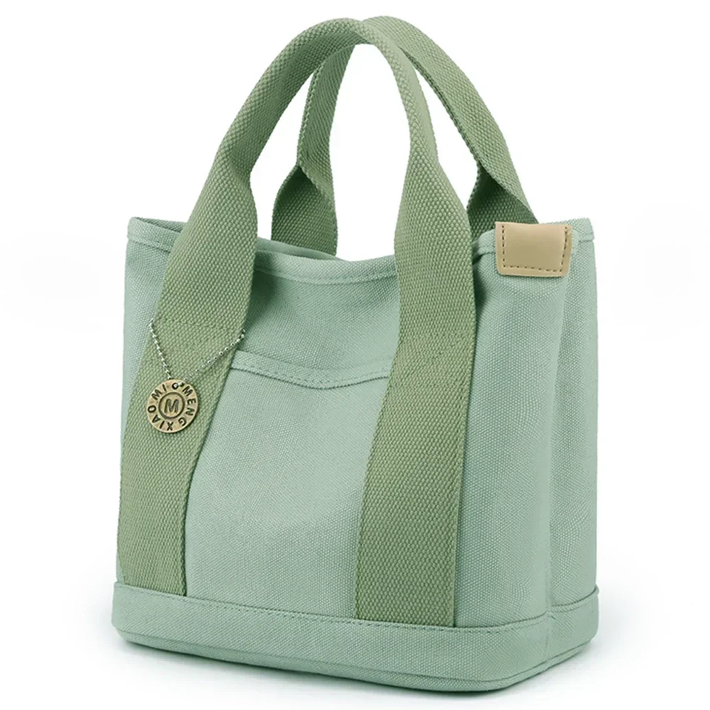 

High Quality New Women's Canvas Handbag Fashion Casual Style Handbag Hot Selling Large Capacity Versatile Simple Small SquareBag