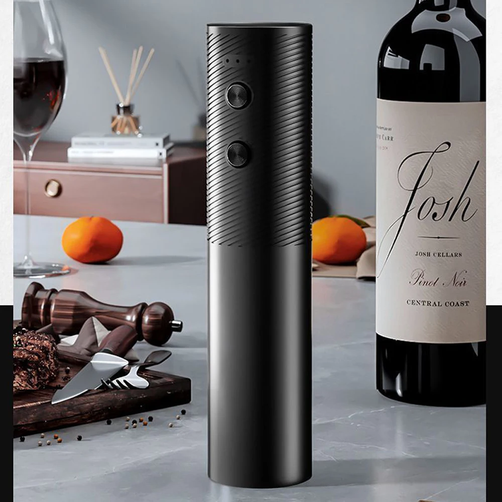 Automatic Electric Wine Opener with USB Charging – Easy-to-Use Sommelier Corkscrew