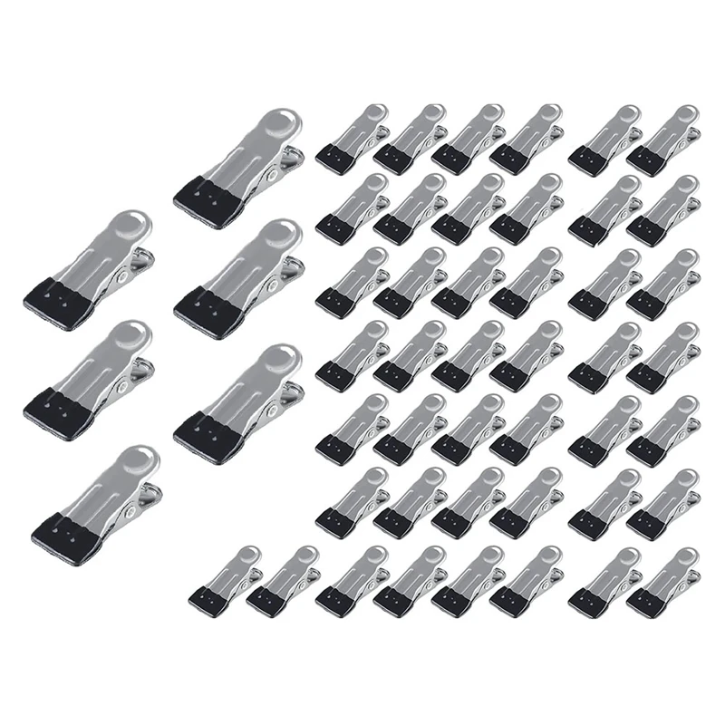 50Pcs Swimming Pool Cover Clamps, Swimming Pool Above Ground Winter Cover Clips Multifunctional Metal Clips pool cover for 300 cm round above ground pools