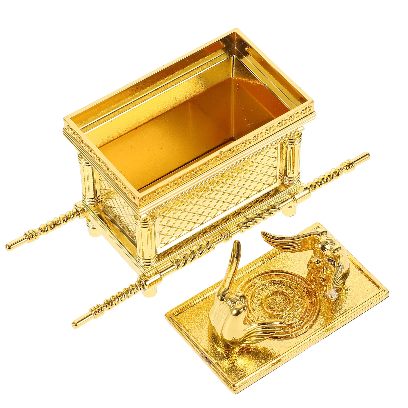 Ark of The Covenant Model Ornaments Gift Alloy Religious Christmas Judaic Israel Zinc Decorations for Party