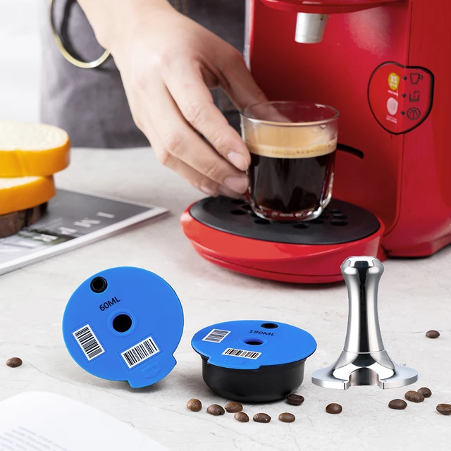 Icafilas-cápsula de café recargable para máquina Bosch Tassimo, filtro de  café reutilizable, adaptador de Espresso, 60/180/200/220ML - AliExpress