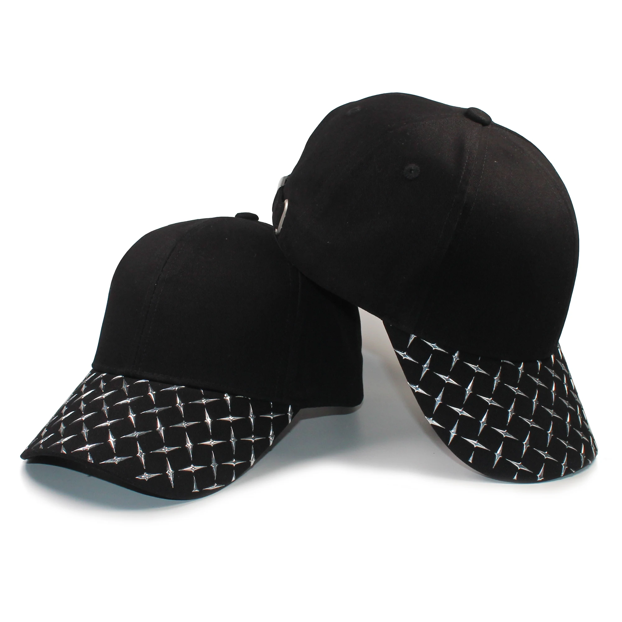 Black Snapback, Cotton Snapback Cap, TPU in the Visor Racing Sports Cap