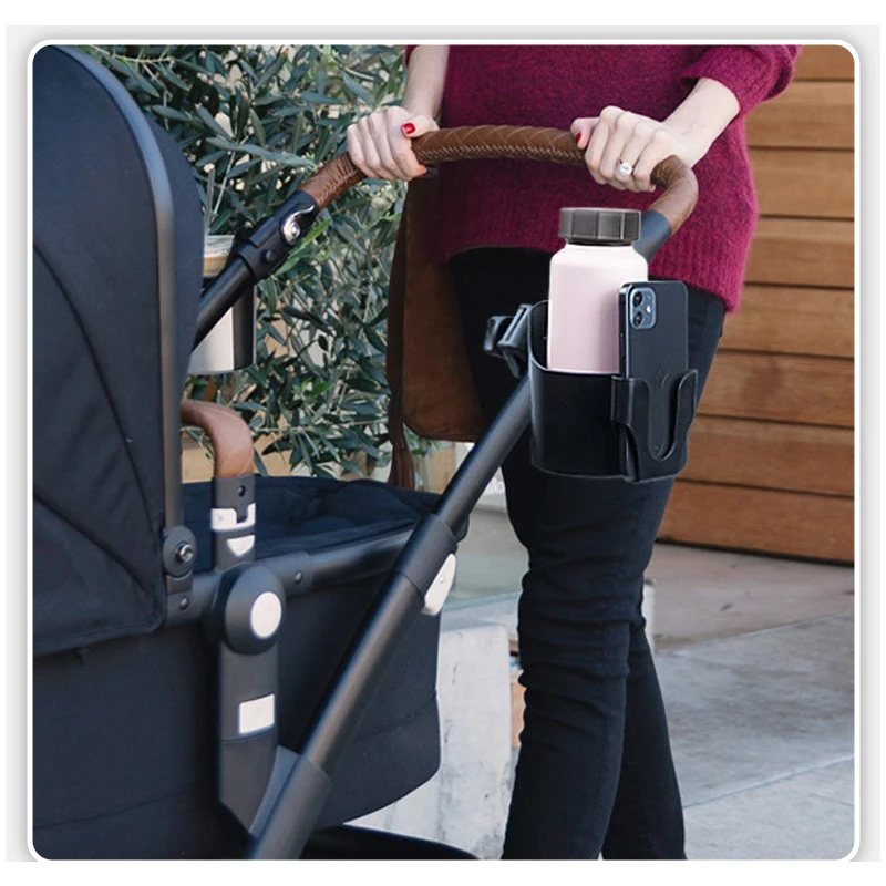 Baby stroller cup holder universal rotatable phone holder mobile in stroller children pram coffee drink water bottle holders baby stroller accessories bassinet