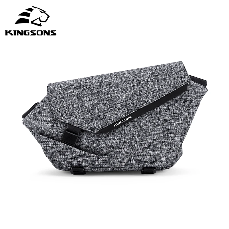 Kingsons Sling Bag Small Crossbody Backpack for Men Waterproof Chest  Shoulder Bags Casual Daypack for Travel Cycling