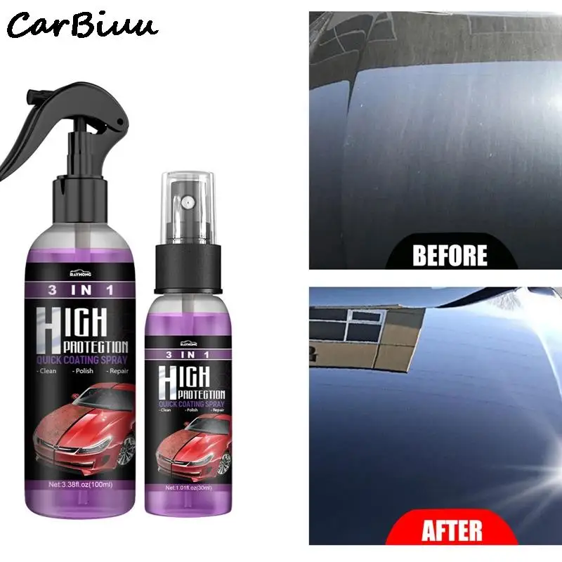 Spray Coating Agent 3-in-1 Car Scratch Nano Repair Spray 30ml