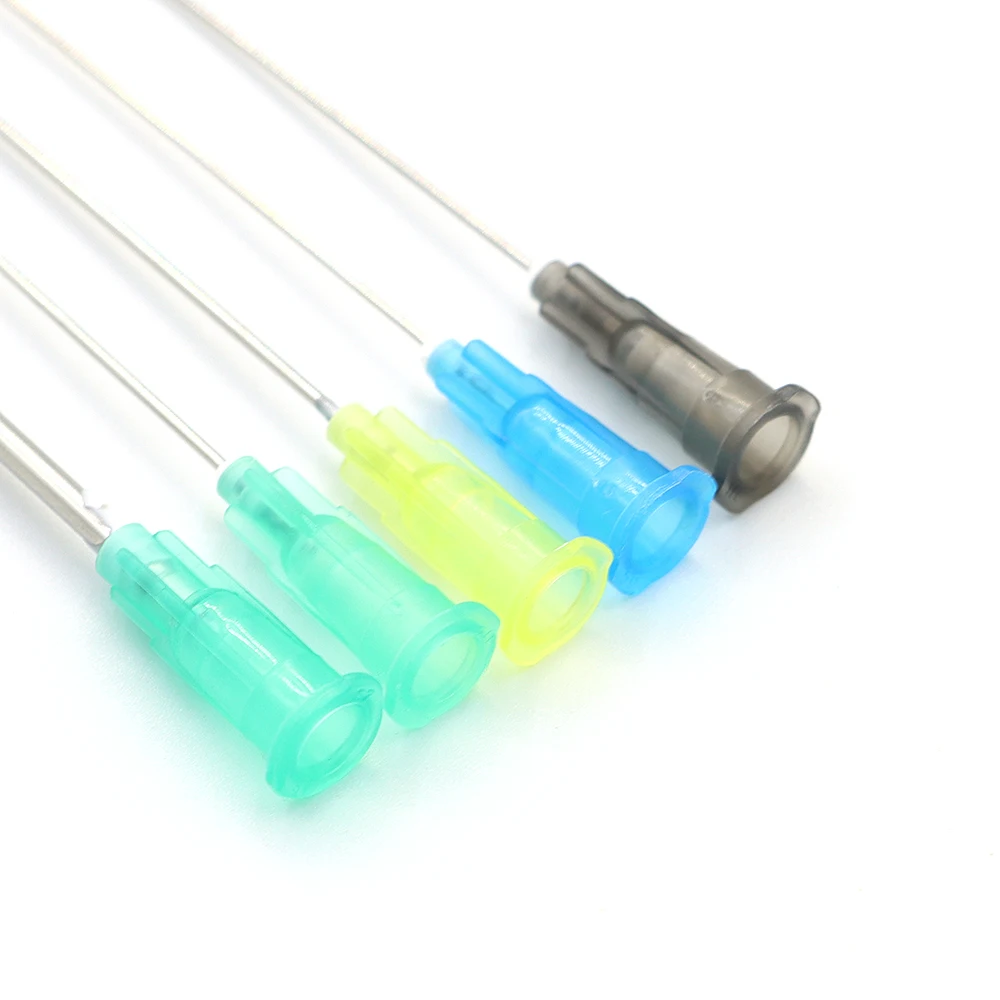 10pcs Dispensing Needle 200mm Syringe Needle 8 Inch Stainless Steel Glue for Filling Liquid Glue and Syringe 14G-23G