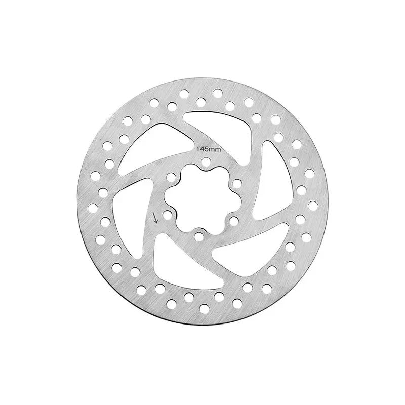 Vibrant Colorful Hollow Disc Brake Rotor for Bicycles and Scooters - Versatile Sizes Available