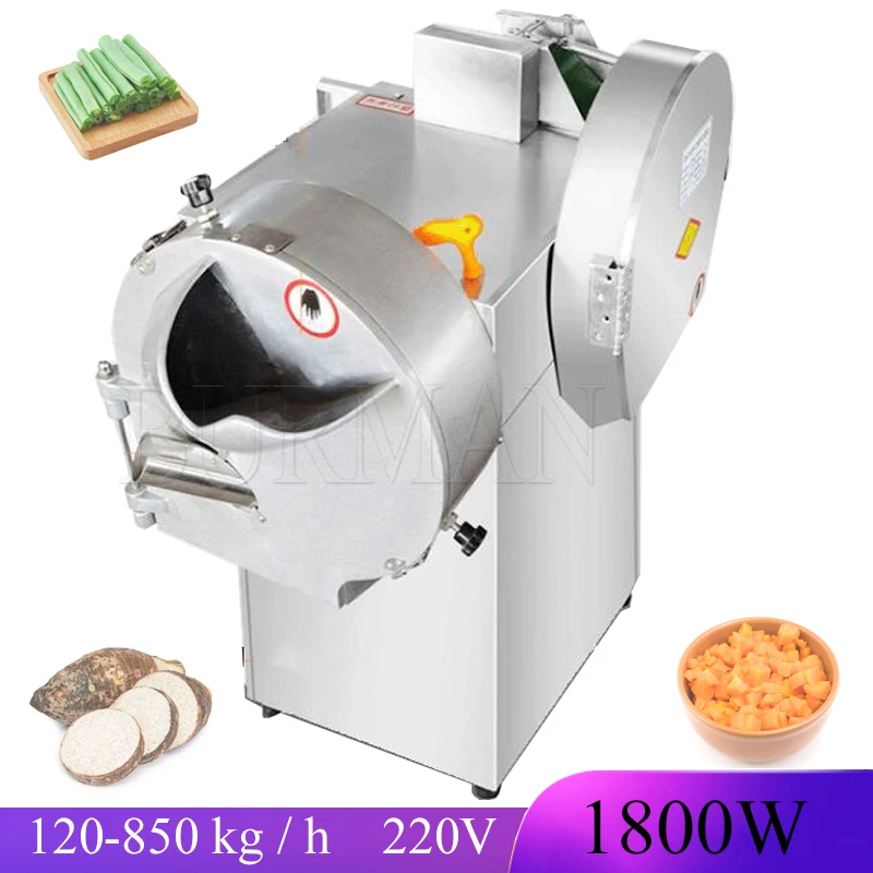 

Double Head Vegetable Cutter Machine Multi-Functional Automatic Fruit Vegetable Potato Radish Slices