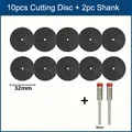10Pcs 2Pc Shank