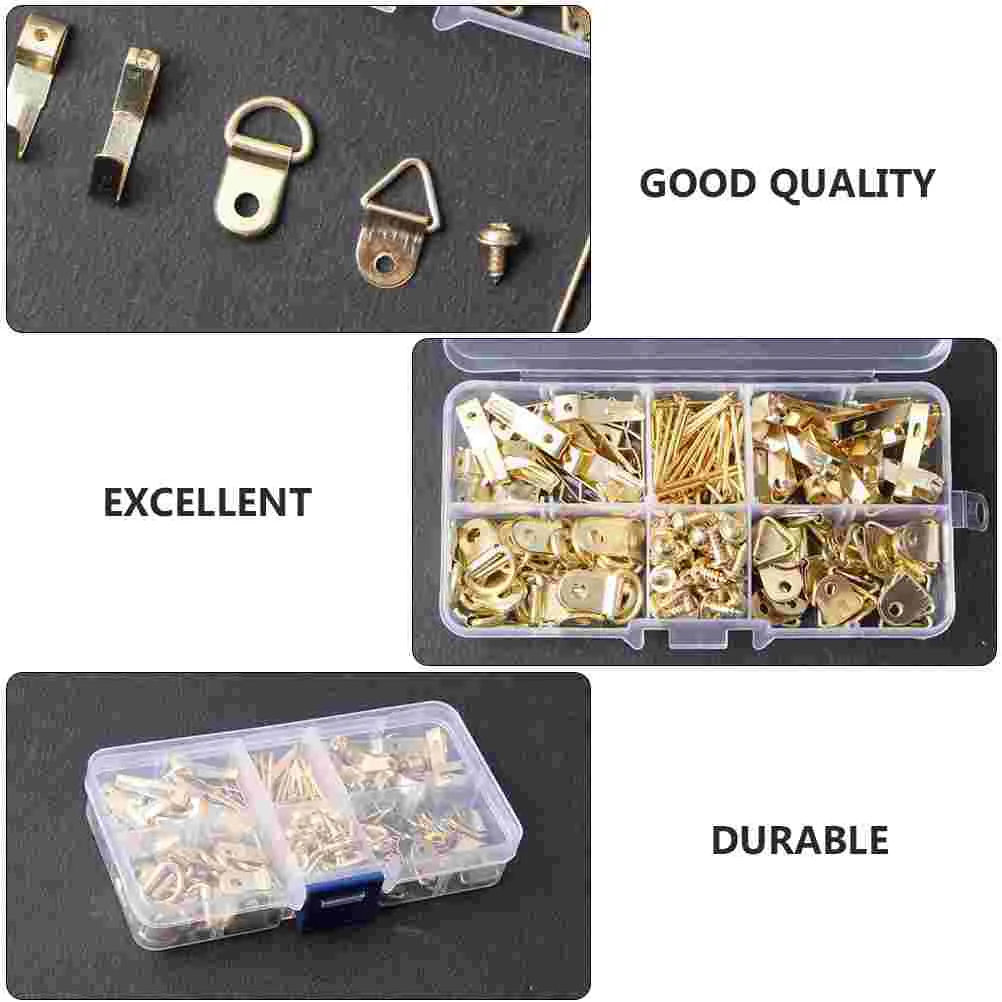 Hangers Heavy Duty Clothes Rack Photo Frame Hook Set Picture Hooks Non-trace Nail Hanging Wire European Style Iron