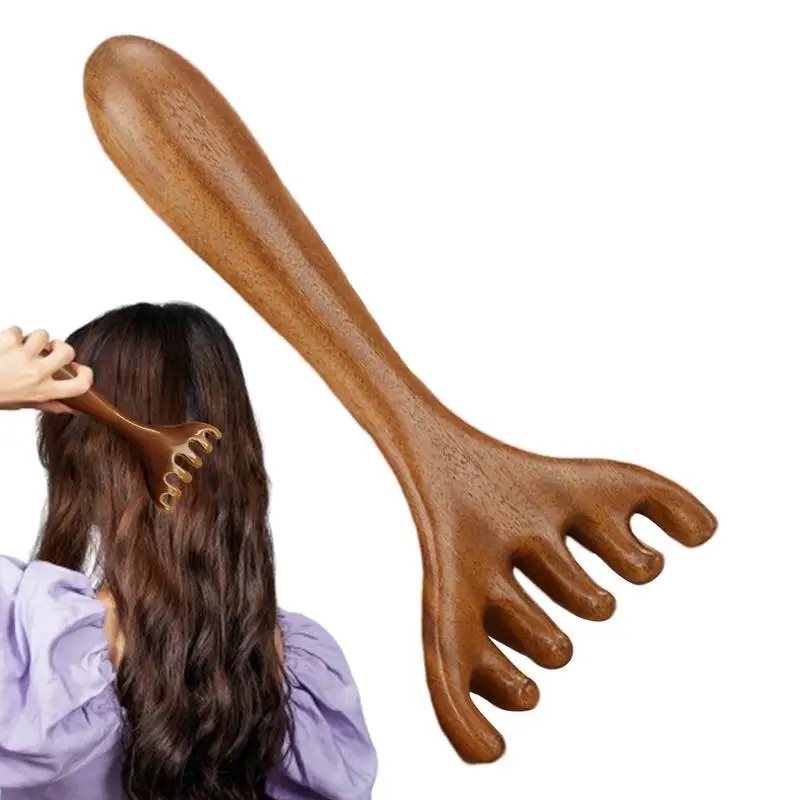 Head Massager Plastic Scalp Gua Sha Relax Relief Stress Improve Sleep Scraping Tool