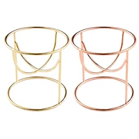 Make Up Puff Shelf Creative Rack Tray Metal Drying Stand Organizer Shelf Holder Tools 2