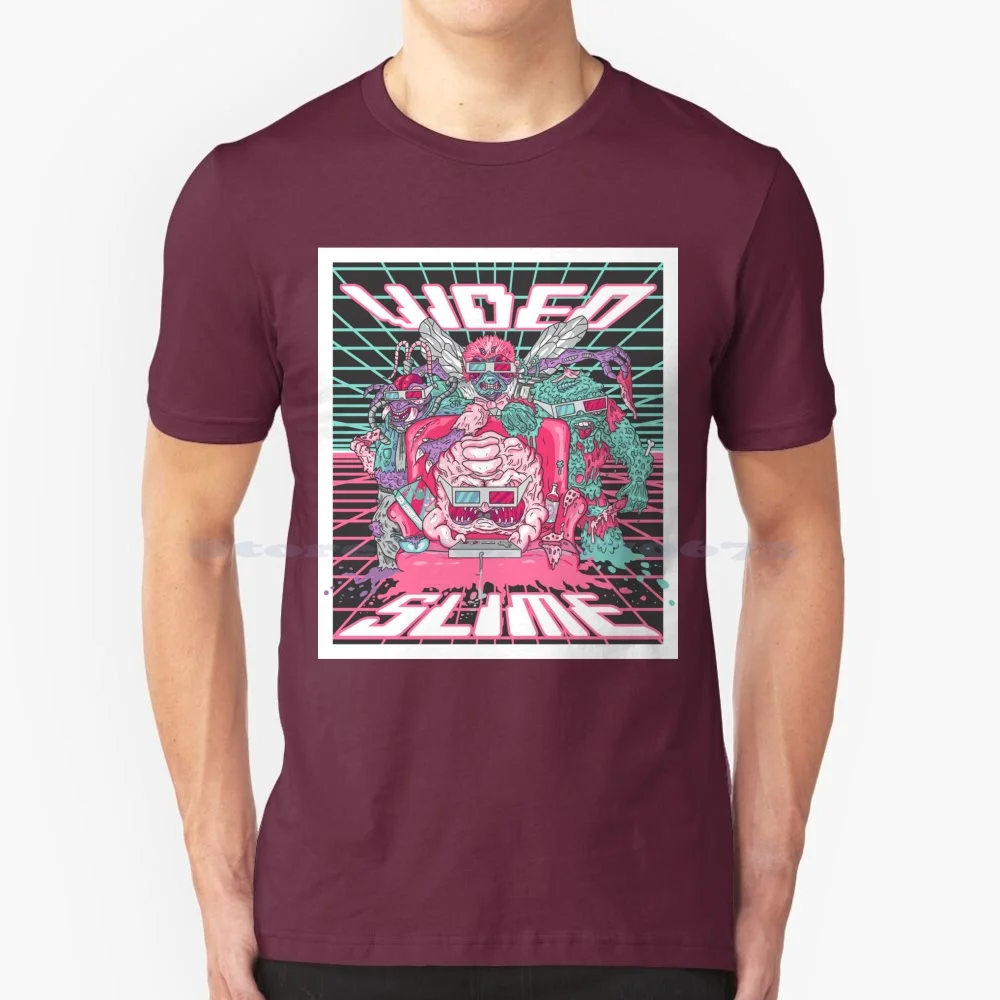 3D Mutant Fun Club T Shirt 100% Cotone Tee Muckman Slimer Krang Baxman Stockman Cattivi Videogiochi Videogiochi Occhiali 3D