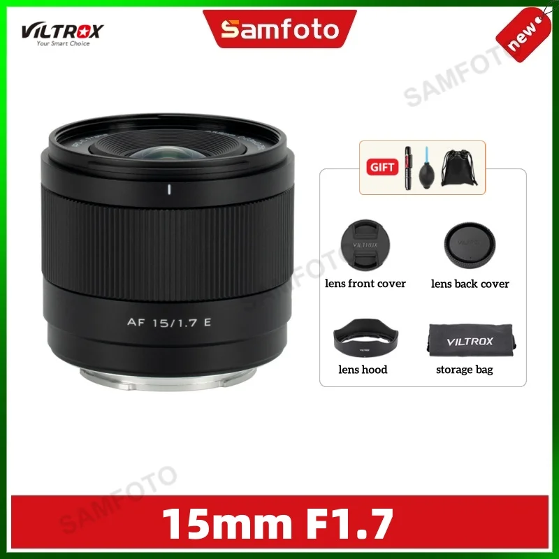 Lente de Grande Abertura Viltrox AF 27mm F1.2 Pro com Foco Automático para Câmer