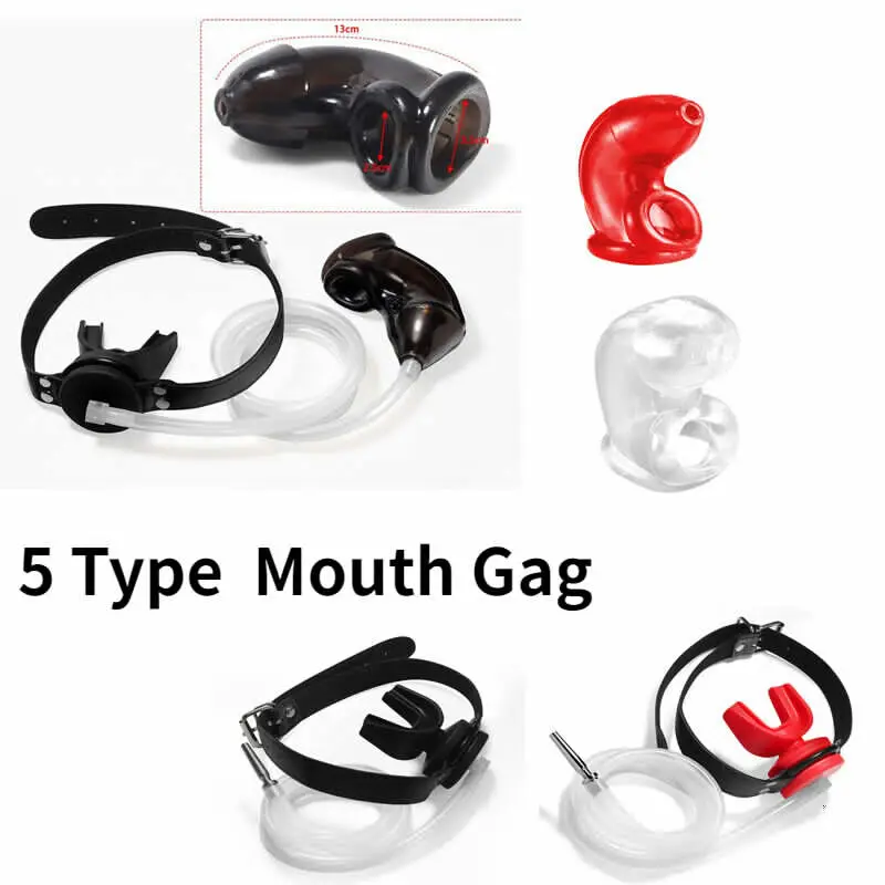 

Male Chastity Cage With Piss Urinal Flow Into Mouth Plug Gag Catheters Cock Cage Fetish Slave BDSM Erotic Sex Toys For Men Women