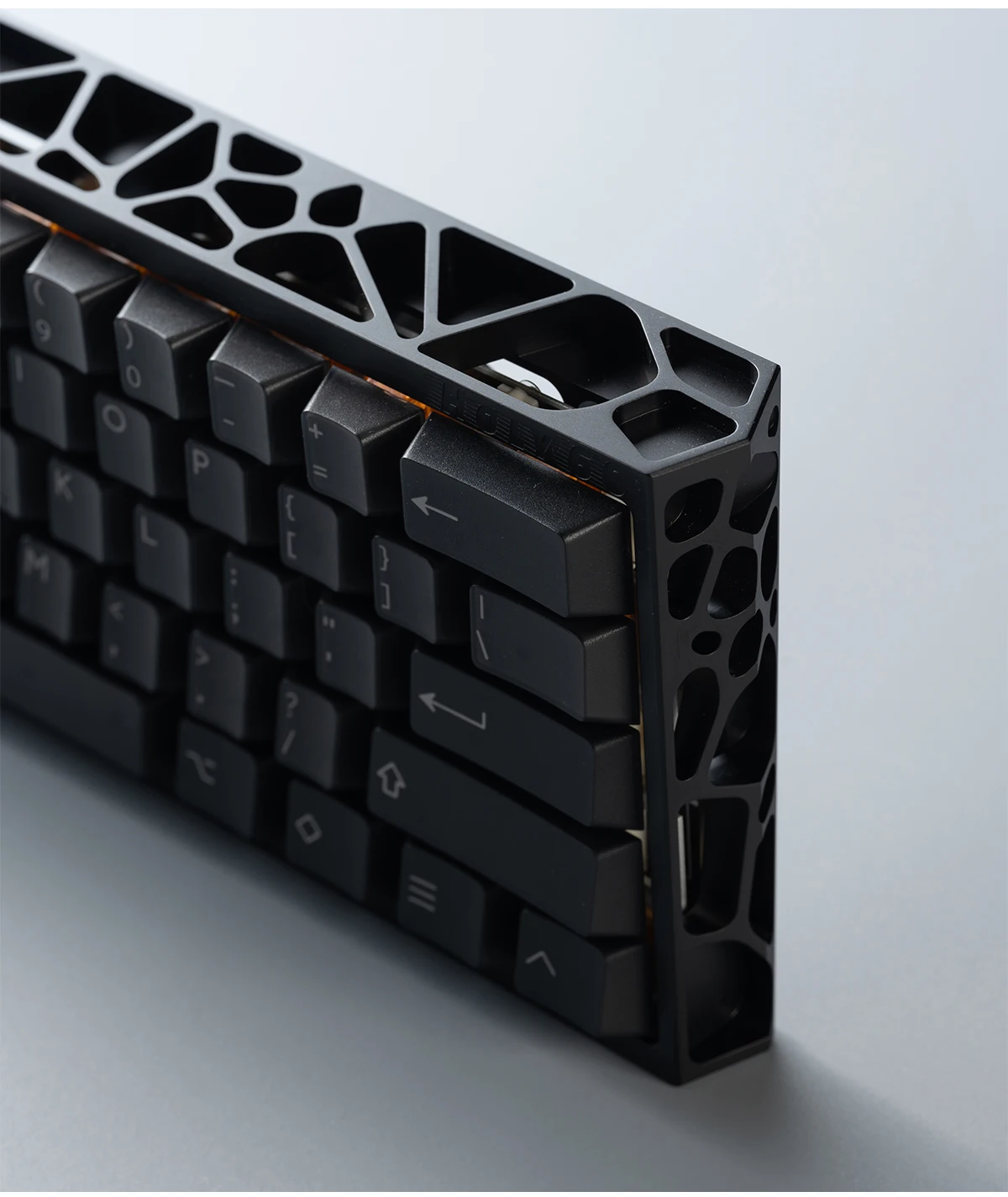 kbdfans Holy60 アルミニウムケース 黒 KBDfans Holy60 Mechanical Keyboard Kit Aluminum Skeleton