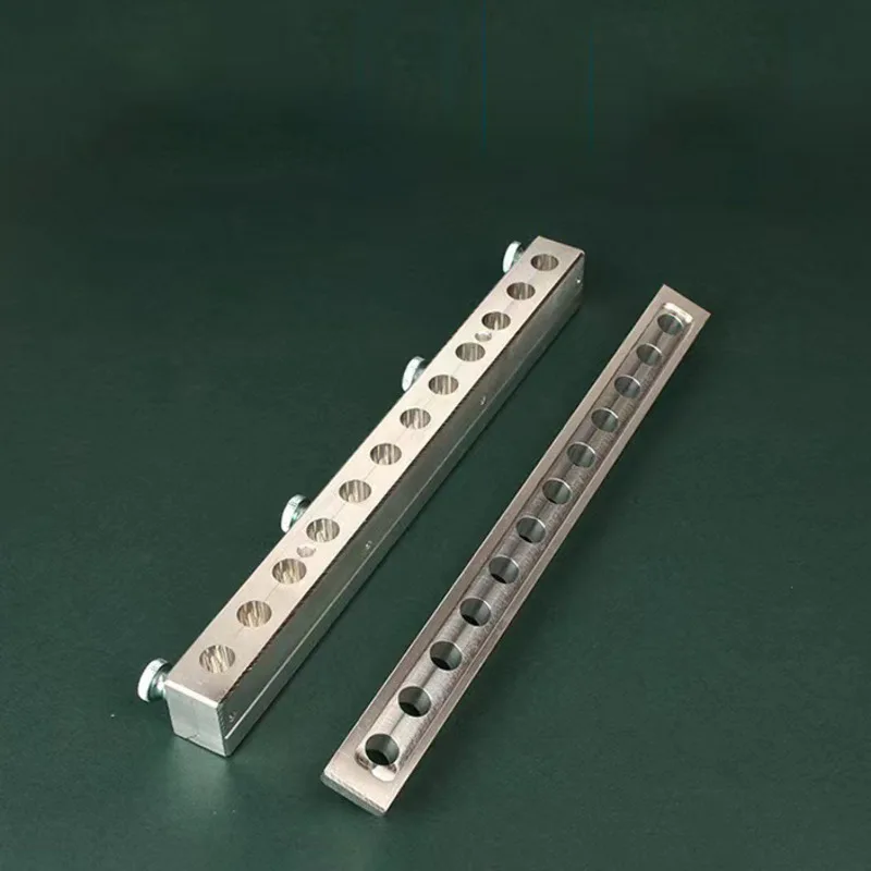 수제 DIY 수제 립스틱 모델 도구, 립스틱 수리, 알루미늄 몰드, 12.1mm, 2 홀, 4 홀, 6 홀, 12 홀