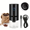 USB-Rechargeable Burr Coffee Grinder - Perfect Portability with Adjustable Settings & Easy Maintenance for Coffee Lovers 3