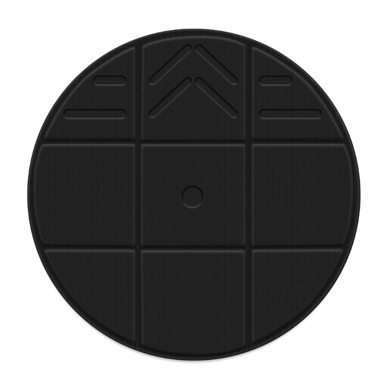

Universal Mat Virtual Reality Glasses Game Standing Motion Cushion Simulation Round Floor Mat PU Foldable Floor Pad K0AC