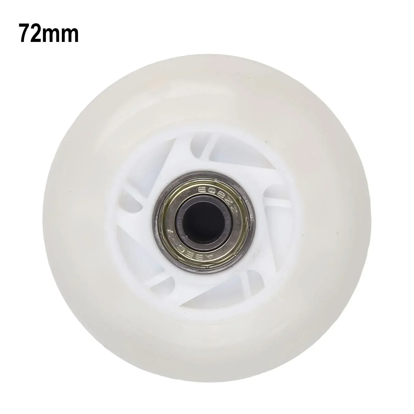 1 PC Outdoor Inline Hockey Skate Wheels High Elasticity Glitter Bearing Roller Skates Luggage 64mm 70mm 72mm