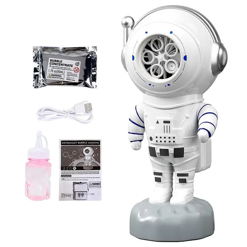 

Bubble Blower Machine Astronaut 360 Degree Rotatable Automatic Bubble Machine For Kids Automatic Bubble Toys For Parties Outdoor