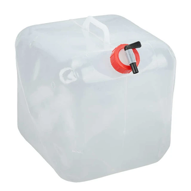 10/15/18/20L Faltbare Wasser Kanister Tragbare Kunststoff Faltbare  Trinkwasser Tasche mit Leitungs Schraube Kappe für Camping