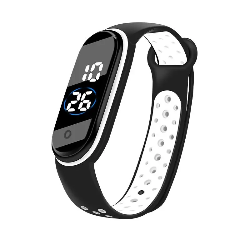 Best Selling Silicone Bracelet Electronic Watch Men's Sports Leisure Waterproof Women's Watch Couple Simple Men Digital Watch 
