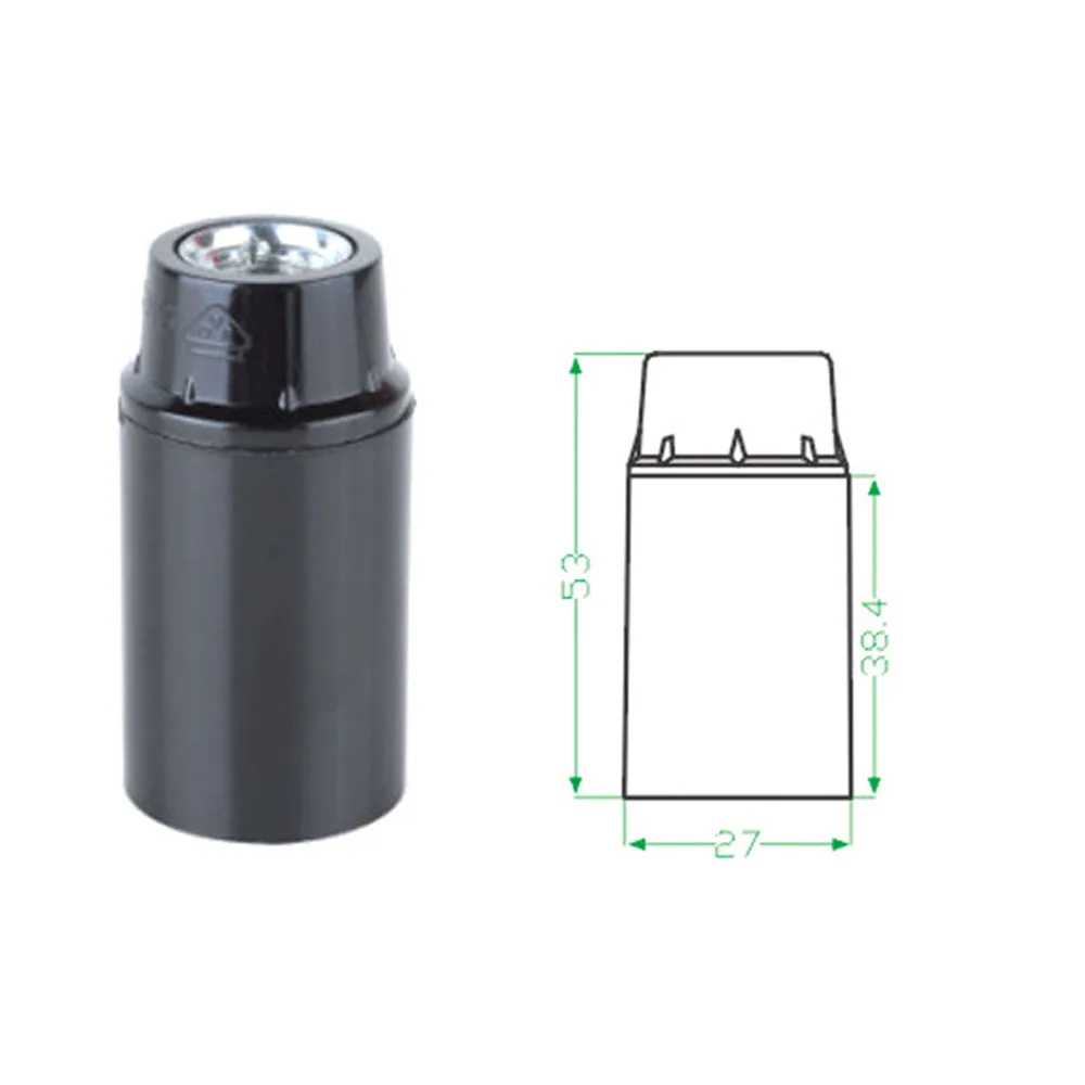 1 PCS E14 Self-locking Bakelite Lamp Holder E14 Aluminum Cap Screw 4A 250V lamp holder lamp bulb holder
