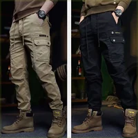 Loose Casual Outdoor Men's Work Pants Spring New Style American Style Cotton plus Size Match All Kind of Top Bundled Cuff