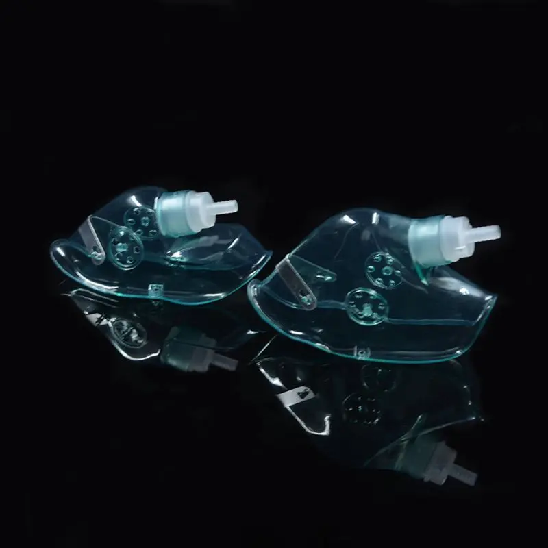 OFBK-mascarilla de oxígeno segura para adultos, máscara con atomizador de compresión de aire, con tubo largo, correa elástica ajustable, para uso