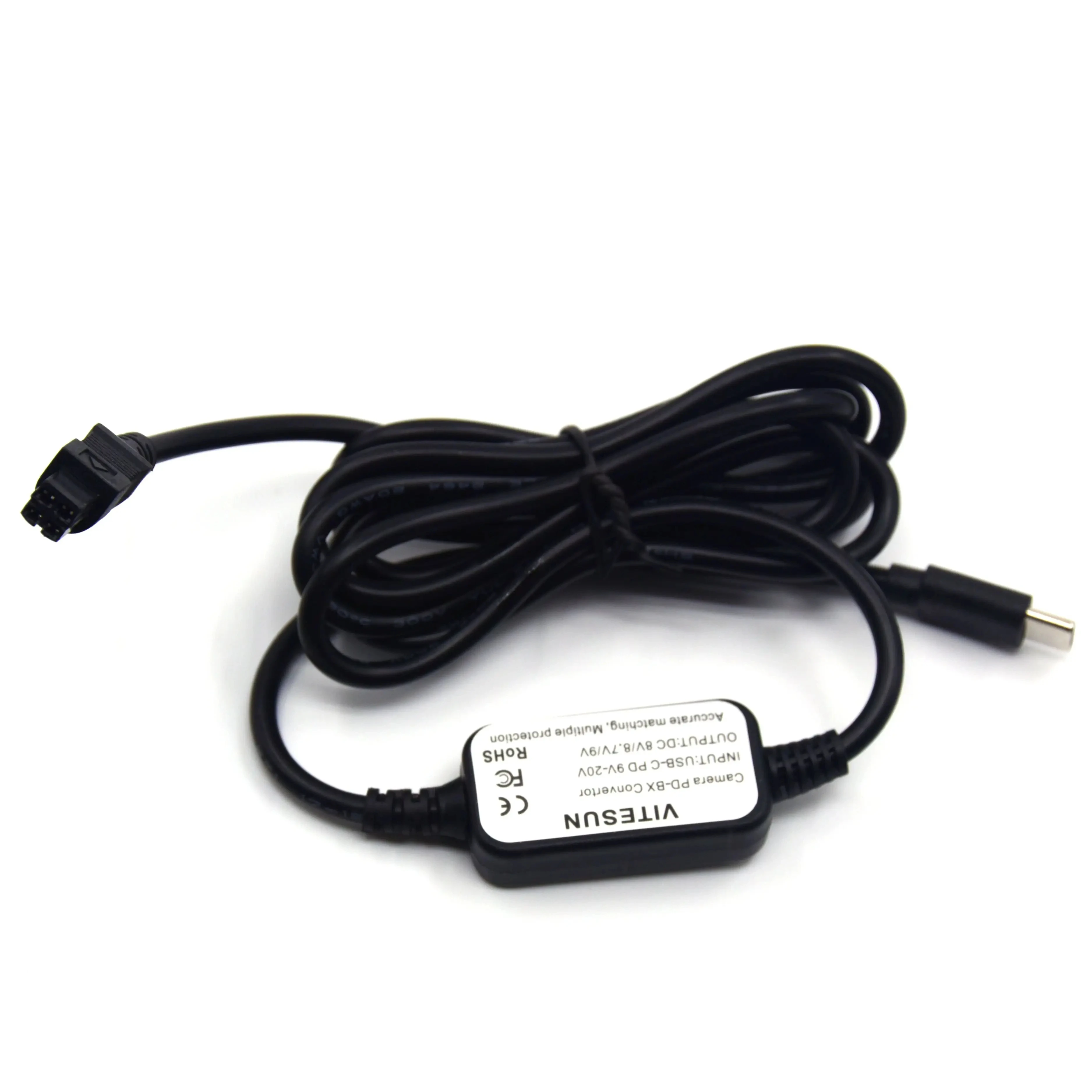 EH-5 EH5A PD USB Type C to Square 4 Connector Power Cable For Nikon EP-5 EP-5A EP-5B EP-5C EP-5G Digital Camera