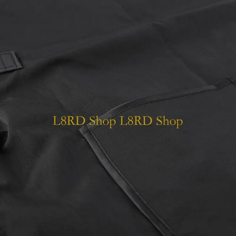 L8RD 헤어 스타일리스트 앞치마 살롱 앞치마 여성 남성을위한 방수 보호 이발사 앞치마
