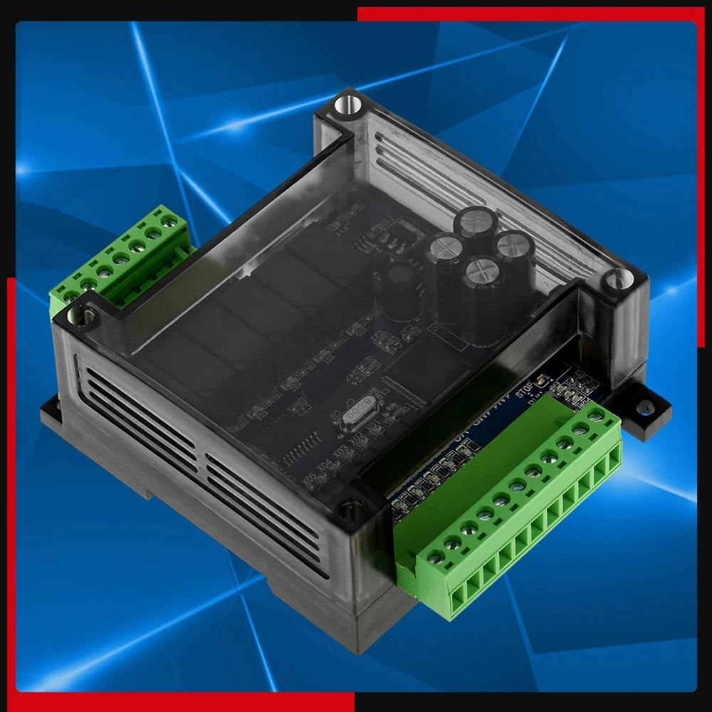 PLC Programmable Logic Controller Relay Output DC24V FX1N-14MR Industrial Control Board
