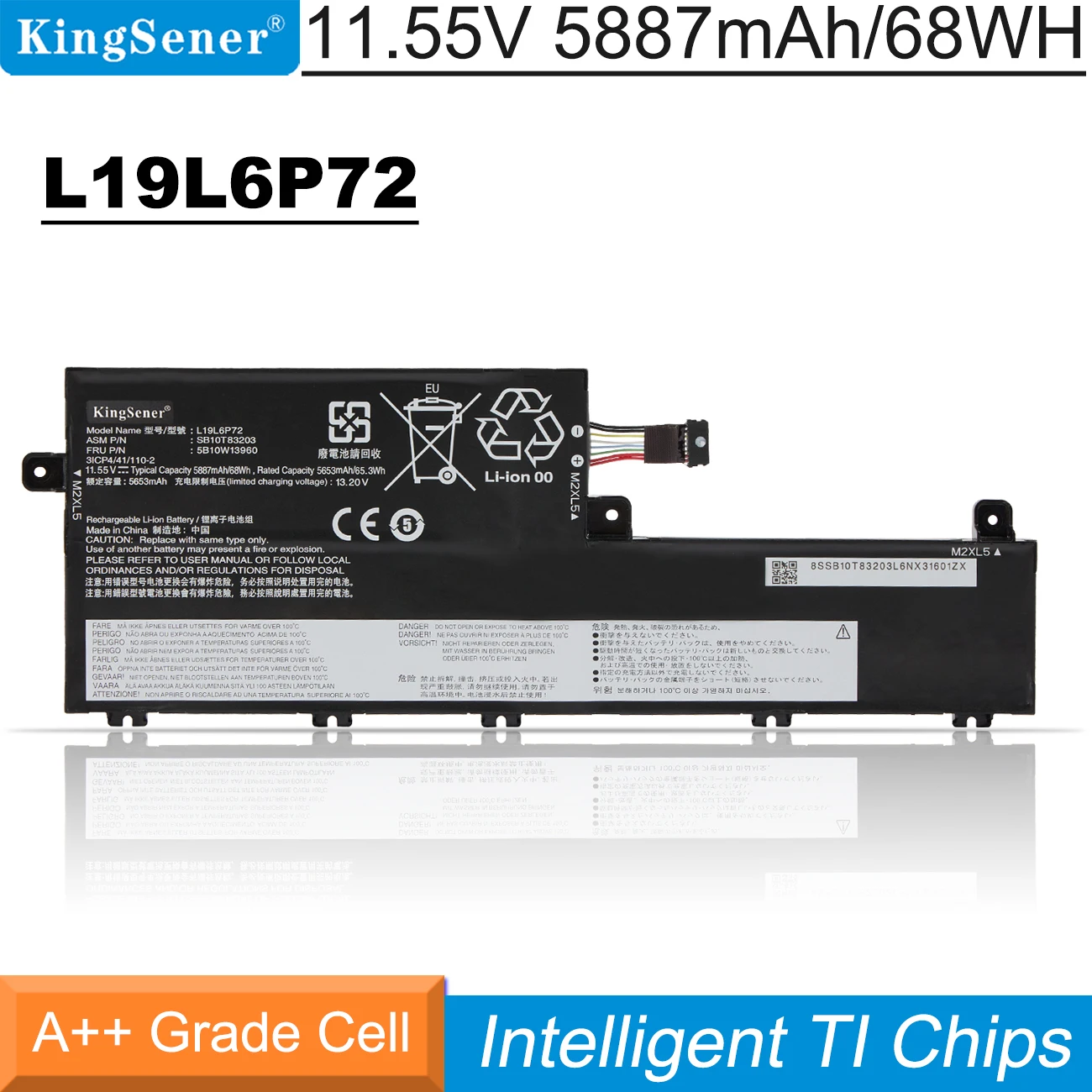 

KingSener L19L6P72 L19C6P72 Laptop Battery For Lenovo ThinkPad T15p 1st Gen ThinkPad P15v 1st Gen 20TN 20TM 20TQ 20TR Series