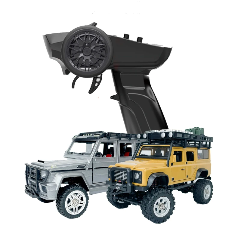 Mini Alloy Remote Control Car D90 Small Simulation Four-wheel Drive Off-road Climbing Model Drift Car Boy Electric Toys 2