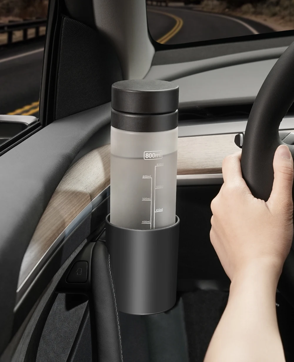 For Tesla Model 3 Y Juniper Highland 2025 Water Cup Holder Door Handle Coffee Dr