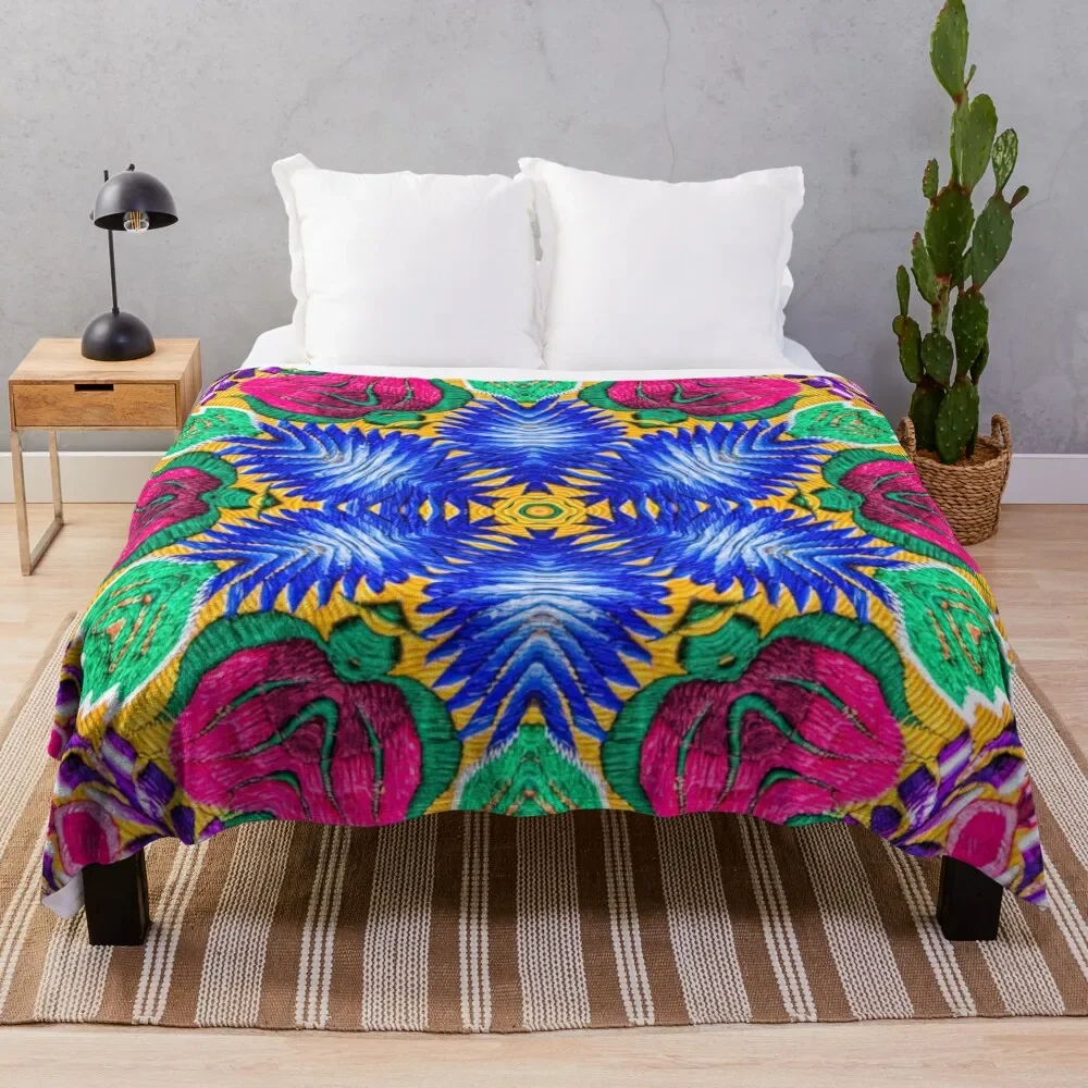 

Guatemalan embroidery Throw Blanket Polar Baby Summer blankets and throws Blankets