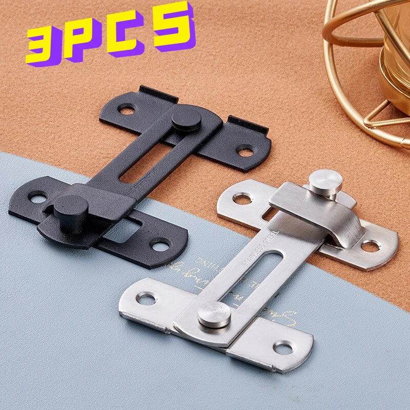 Hot Sliding Barn Door Latch Sliding Right Angle Door Latch Bolt Wine Cooler Closet Window Plug Baby Safety door latch,door bolt