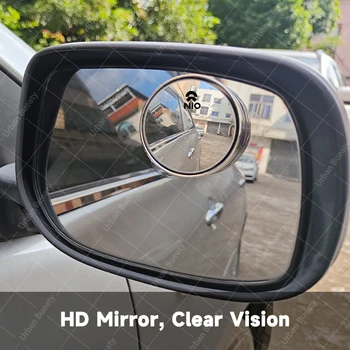 광각 라운드 프레임 사각지대 보조 백미러, NIO EC6 EP9 ES3 ES6 ES7 ES8 ET5 ET7 EL7 EVE ET 미리보기 ET5T EC7