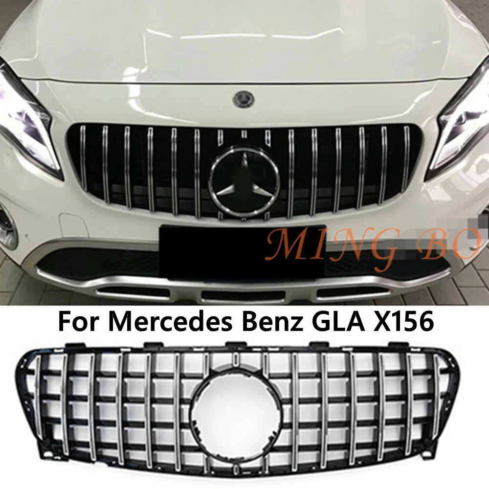 

Perfect Match Hood Grille Front Hood Grille Racing Grill FOR Mercedes Benz GLA X156 2014-2019 Mesh Tuning Accessories Facelift