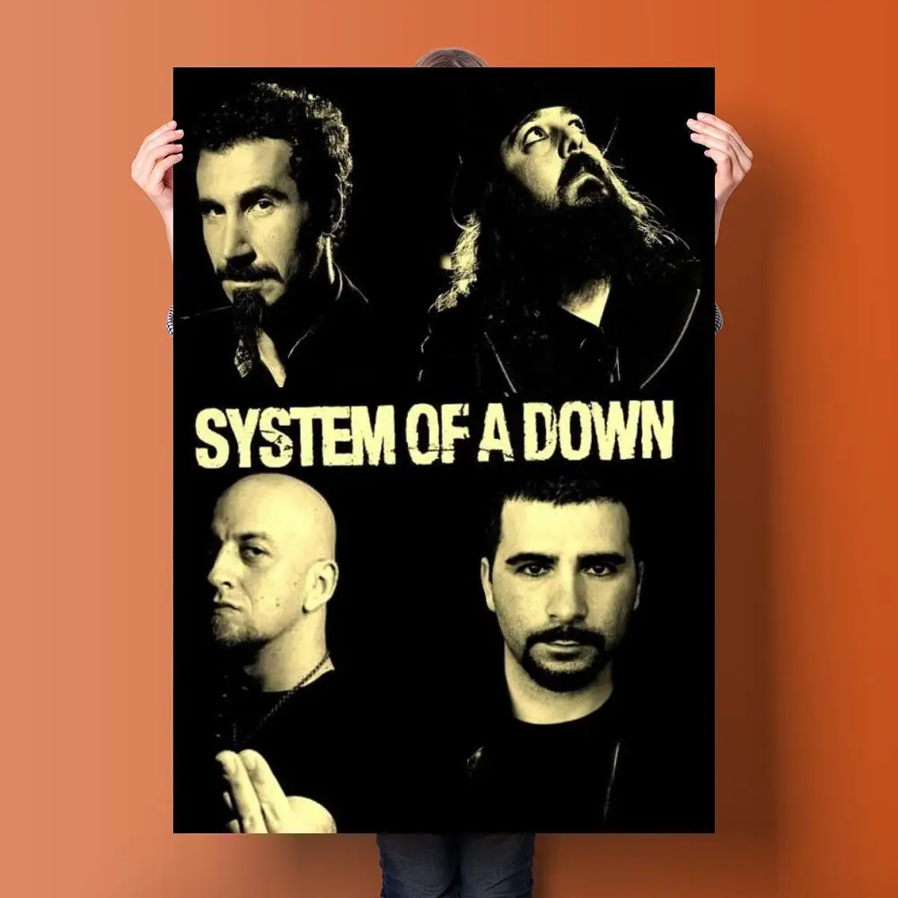  HONGWEIBAO System of A Down 1998 by System of A Down Poster  Canvas Poster Wall Art Decor Print Picture Paintings for Living Room  Bedroom Decoration Unframe-style112x18inch(30x45cm): Posters & Prints