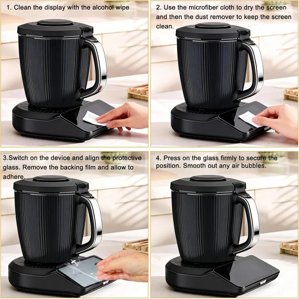 Premium Tempered Glass Screen Protector - Crack & Scratch Resistant Blender Kitchen Accessory