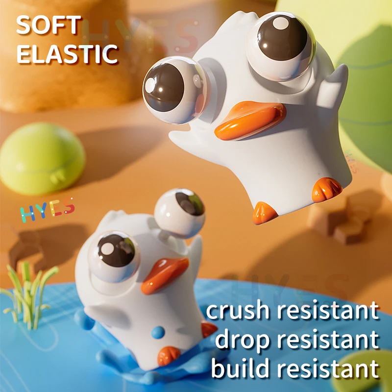 Pop Eye Squeeze Cartoon Animal Sensory Toys Fun Novetly Fidget Stress Relief Anxiety Eyeball Bouncing Toy Gifts For Kids Adults - Image 5