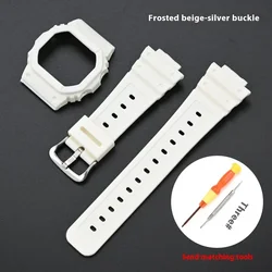 Durable Rubber Resin Strap Case - Replacement Bracelet Band - 5610 series (White)