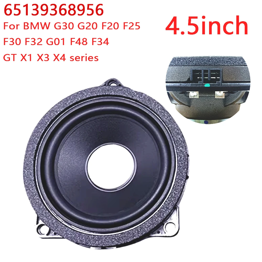 Car Door Midrange Speaker For BMW F30 F10 F11 F32 F34 F01 F02 E90 E60 3 5 7 Series 4.5Inch Car Dashboard Internal Accessories audio speakers kit midrange speakers